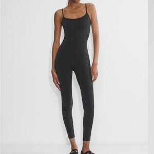 Aritzia Black Fitted golden LIFE Divinity Jumpsuit